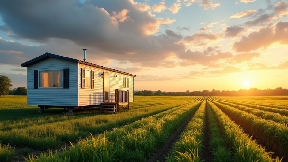 Comment maximiser votre investissement avec un mobil home sur terrain agricole ?