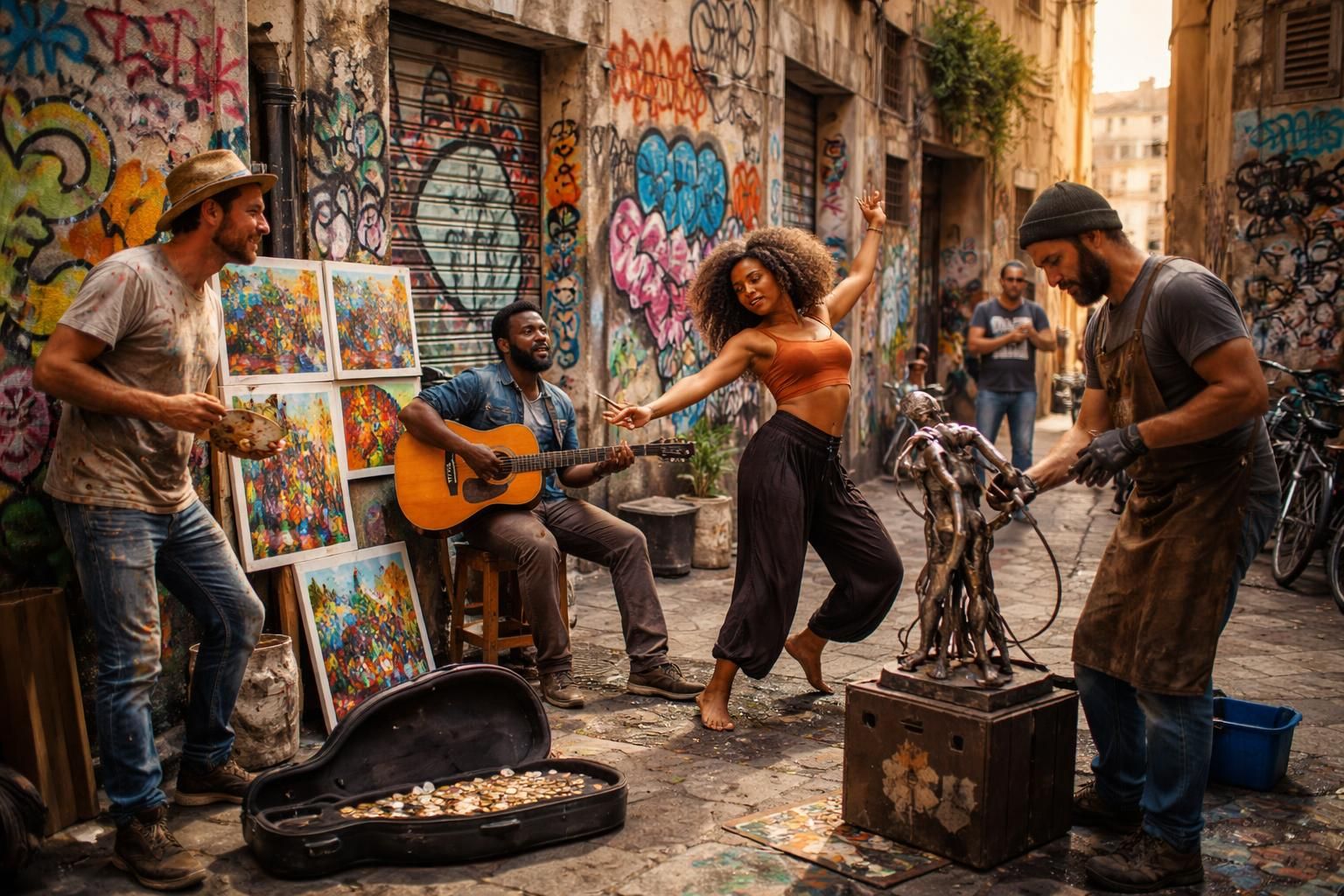 découvrez les talents vibrants du quartier le plus animé de marseille à travers une rencontre exclusive avec ses artistes locaux.