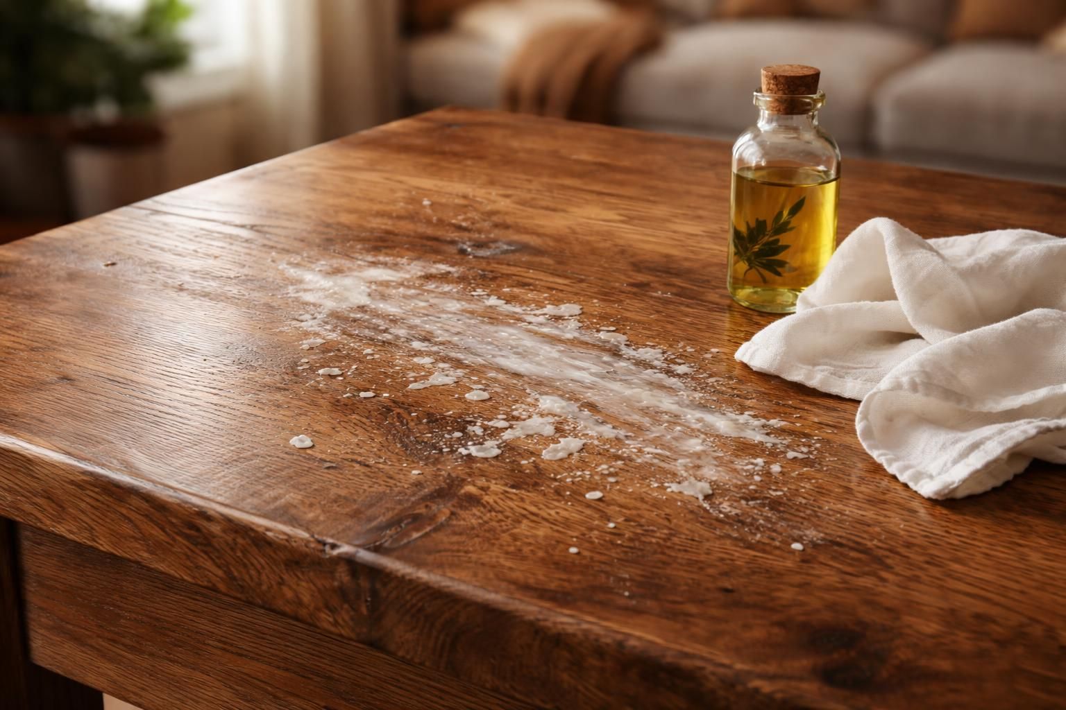 découvrez nos astuces efficaces et simples pour enlever la cire froide sur un meuble en bois sans l'abîmer, et retrouvez un meuble impeccable rapidement.