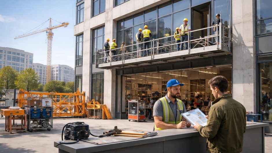 Quel est le prix pour la location d&rsquo;un échafaudage suspendu ?